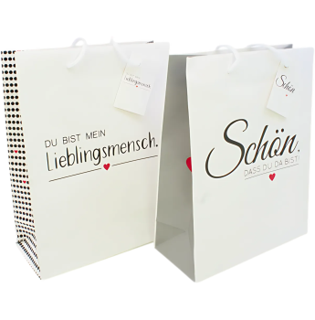 Geschenktasche - Lieblingsmensch A5 Papier